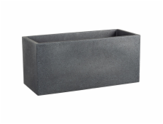 Hrniec Scheurich Stony Black, plast, O 59 x 25 cm