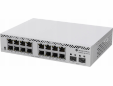 MikroTik CSS318-16G-2S+IN 18-portový switch (16x GB Eth, 2x SFP+)