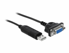 Delock Adaptér z rozhraní USB 2.0 na sériové rozhraní RS-232 s kompaktním krytem sériového konektoru