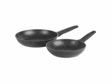 Russell Hobbs RH00490MOB 20&24CM MARBLE FRYPAN - BLACK