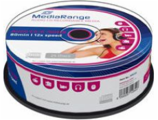 MediaRange Audio CD-R 700MB 12x, SPINDL (25pack)