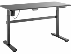 Ergo Office elektrický stůl výškově nastavitelný šedý max. výška 118 cm 50 kg - s deskou pro práci v sedě ER-434