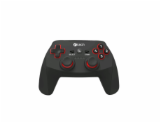 C-TECH Gamepad Khort pro PC/PS3/Android, 2x analog, X-input, vibrační, bezdrátový, USB