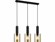 Závěsná lampa iluxová stropní lampa černá moderní iluxní iluxní sardo pnd-5581-3-bk+amb