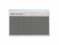 Reproduktor AKAI, M3 SOUL, white, Bluetooth, 2 x USB, 20 W RMS