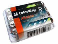 Colorway alkalická baterie AAA/ 1.5V/ 24ks v balení/ Plastový box