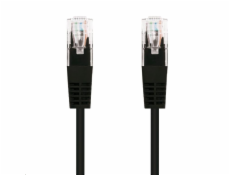 Kabel C-TECH patchcord Cat5e, UTP, černý, 1m