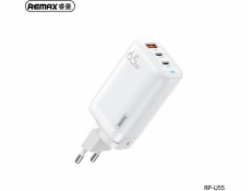 SÍŤ NABÍJEČKY Remax REMAX LIGIL GAN WHITE RP-U55 65W PD QC 2xUSB-C + 1xUSB