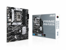 ASUS PRIME B760-PLUS D4 / Intel B760 / LGA1700 / 4x DDR4 / 3x M.2 / DP / HDMI / VGA / 1x USB-C / ATX