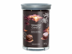 Svíčka ve skleněném válci Yankee Candle, Černý kokos, 567 g