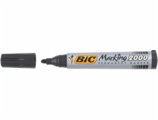 Bic permanentní popisovač 2000, kulatý hrot, černý