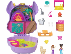 Kompaktní sada Mattel Polly Pocket Camping Llama HKV33(FRY35)