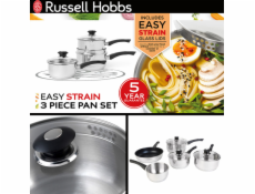 Russell Hobbs RH00542EU7 Easy Strain Pan Set 3pcs