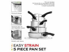 Russell Hobbs RH00543EU7 Easy Strain Pan Set 5pcs