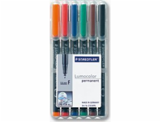 Staedtler Staedtler folienstift lumocolor f perm 6t