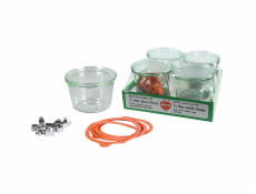 WECK Sturzglas 0,25l 4er Pack