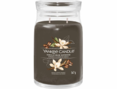 Svíčka ve skleněné dóze Yankee Candle, Espresso s vanilkovým luskem, 567 g