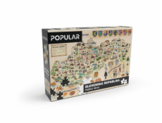 Puzzle Popular - Mapa Slovenska, 160 ks