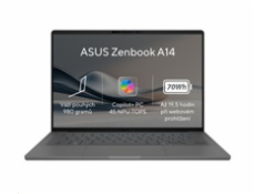 ASUS NTB Zenbook A14 (UX3407RA-OLED027X), X1E-78-100, 14  1920 x 1200, 16GB, 1TB SSD, Adreno, W11 Pro, Gray