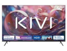 KIVI - 50 , UHD, Android TV 11, Černá, 3840x2160, 60 Hz, rep. 2x12W, 65 kWh/1000h , BT5.1, HDMI 4x, USB 2x