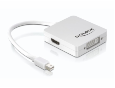 DeLock adaptér DisplayPort mini (samec) na DisplayPort / HDMI / DVI 29 pin