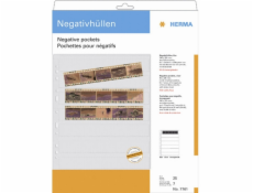 Herma Negative pockets PP clear 25 Sheets/4-Strips 7760