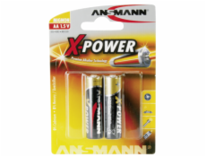 1x2 Ansmann Alkaline Mignon AA LR 6 X-Power