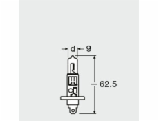 Žárovka OSRAM H1 12V 55 W P14,5s, 64150