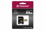 Transcend microSDXC 500S    64GB Class 10 UHS-I U3 V30 + adapter