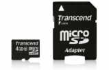 Transcend microSDHC          4GB Class 10 + SD-Adapter