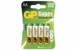 1x4 GP Super Alkaline 1,5V AA Mignon LR06          03015AC4