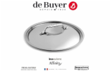 De Buyer Affinity lid Stainless Steel 28 cm