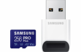 Samsung micro SDHC karta 256GB PRO Plus + USB adaptér