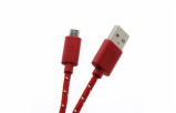 Sbox USB A - Micro USB kabel - 1M, červený