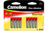 CAMELION Batérie alkalické PLUS AAA 8ks LR03 BP8