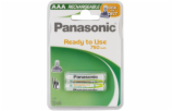 1x2 Panasonic Aku NiMH Micro AAA 750 mAh Ready to Use DECT