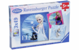 Ravensburger Elsa, Anna & Olaf 3 X 49 dielne puzzle     Frozen